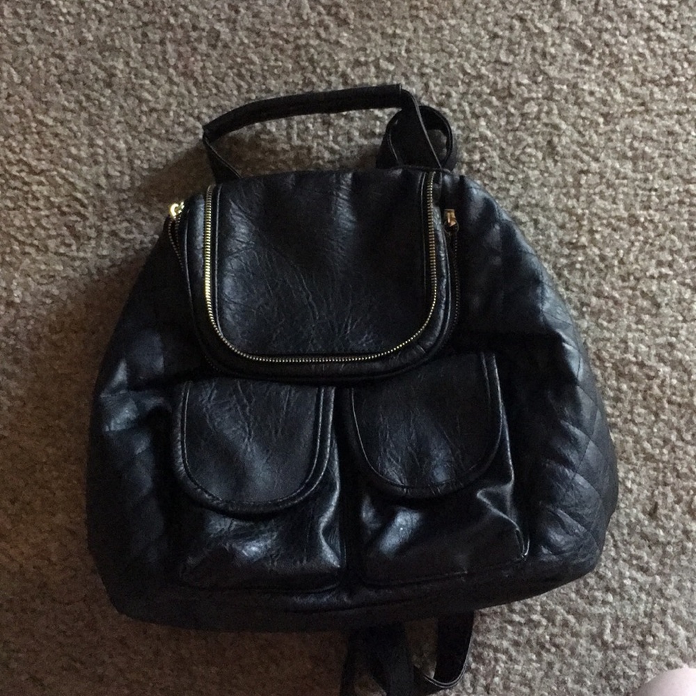 Icing black backpack